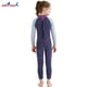 thumbnail image 3 of Niños con traje de baño redondo cuello redondo traje de baño una pieza traje de baño elástico para niñas nylon surfear ropa de baño para nadar buceo púrpura xl Inevent OD003305-14, 3 of 7