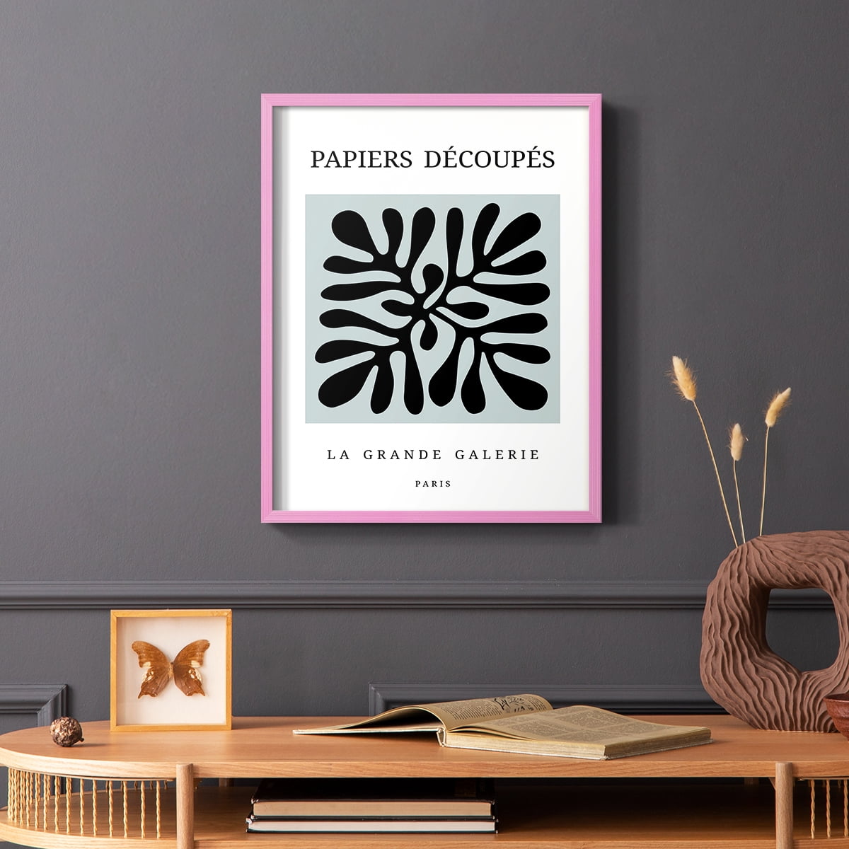 Matisse CCCXCII in Pink Solid Wood 16 x 20 Framed Print