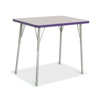 Rectangle Activity Table - 24" X 36", A-height - Freckled Gray/Purple/Gray