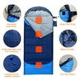 thumbnail image 6 of Sojoy 31-45 C Heated Waterproof Sleeping Bag, Blue, 6 of 8