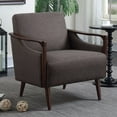 thumbnail image 2 of Dapperly Structured Accent Chair, Brown, 2 of 2