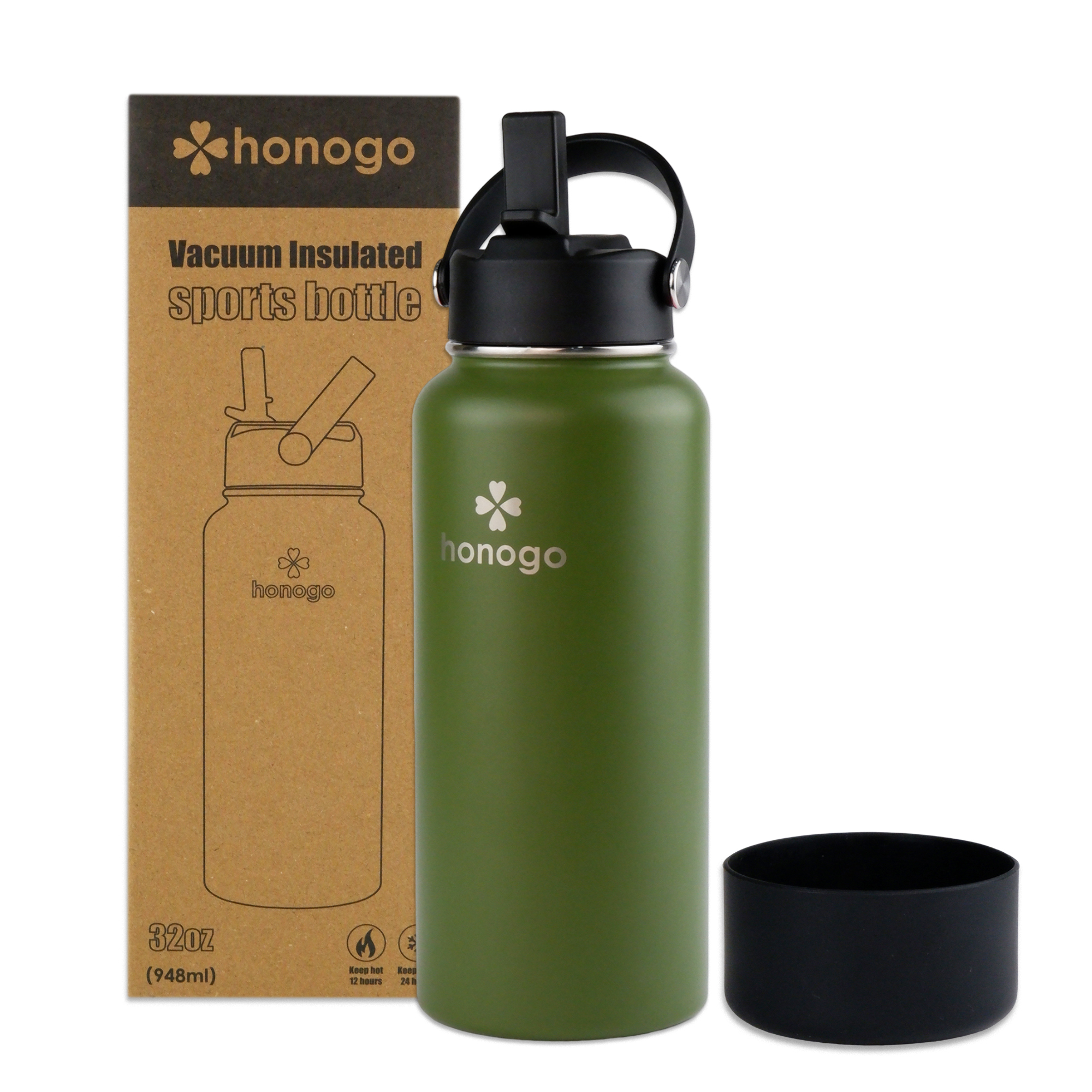 Honogo 32 oz Vacuum Insulated Water Bottle photo 6