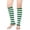 Green, variant on Striped Winter Boot Socks for Men Women Thick Warm Knit Thermal Socks Knee High Cozy Leg Warmers with Fuzzy Insulation Stretchy Breathable One Size Cold Weather Outdoor, Yellow,One Size