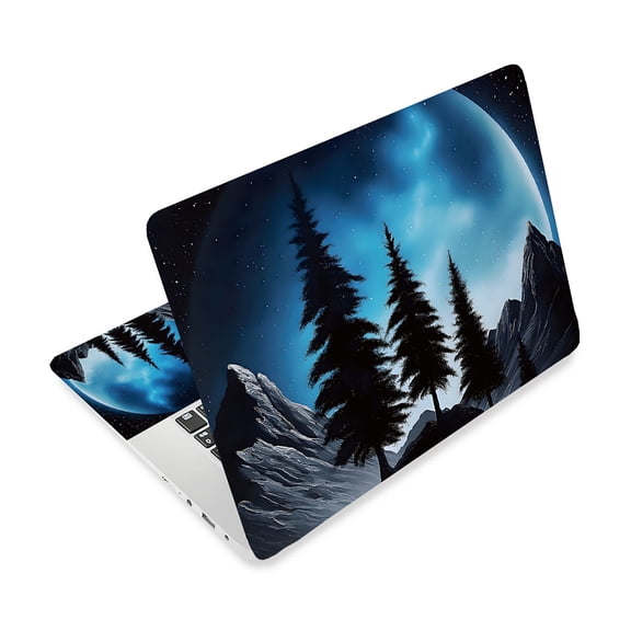 Laptop Skin Sticker Decal Notebook PC Protector Scratch Resistant Laptop Skin for 12.1 13 13.3 13.6 14 15 15.3 16 Inch Starry Night Blue Sky Style