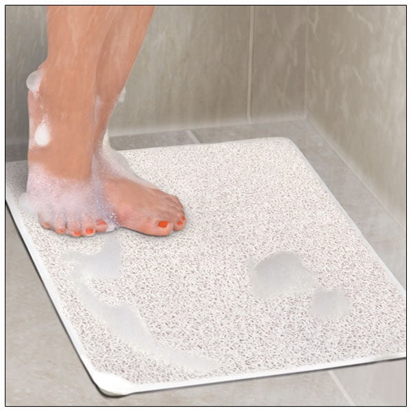 Non Slip Shower Mat Bathtub Exfoliating Bathroom Rug Wash Bath Tub 