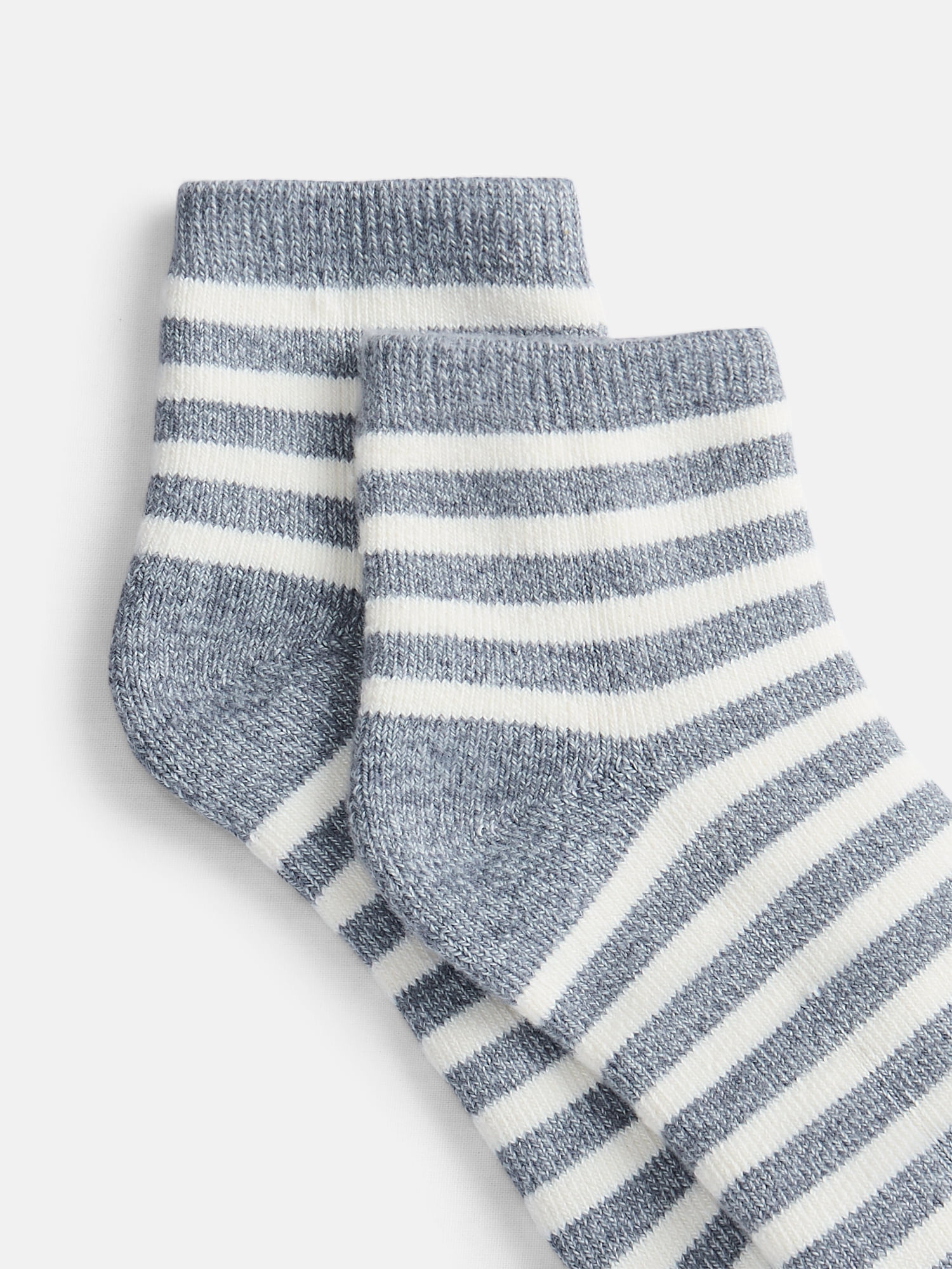 Joyspun Women's Comfort Full Terry Ankle Socks, 3-Pack, Size 4-10