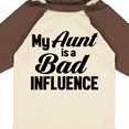 thumbnail image 4 of Inktastic My Aunt is a Bad Influence Boys or Girls Long Sleeve Baby Bodysuit, 4 of 5