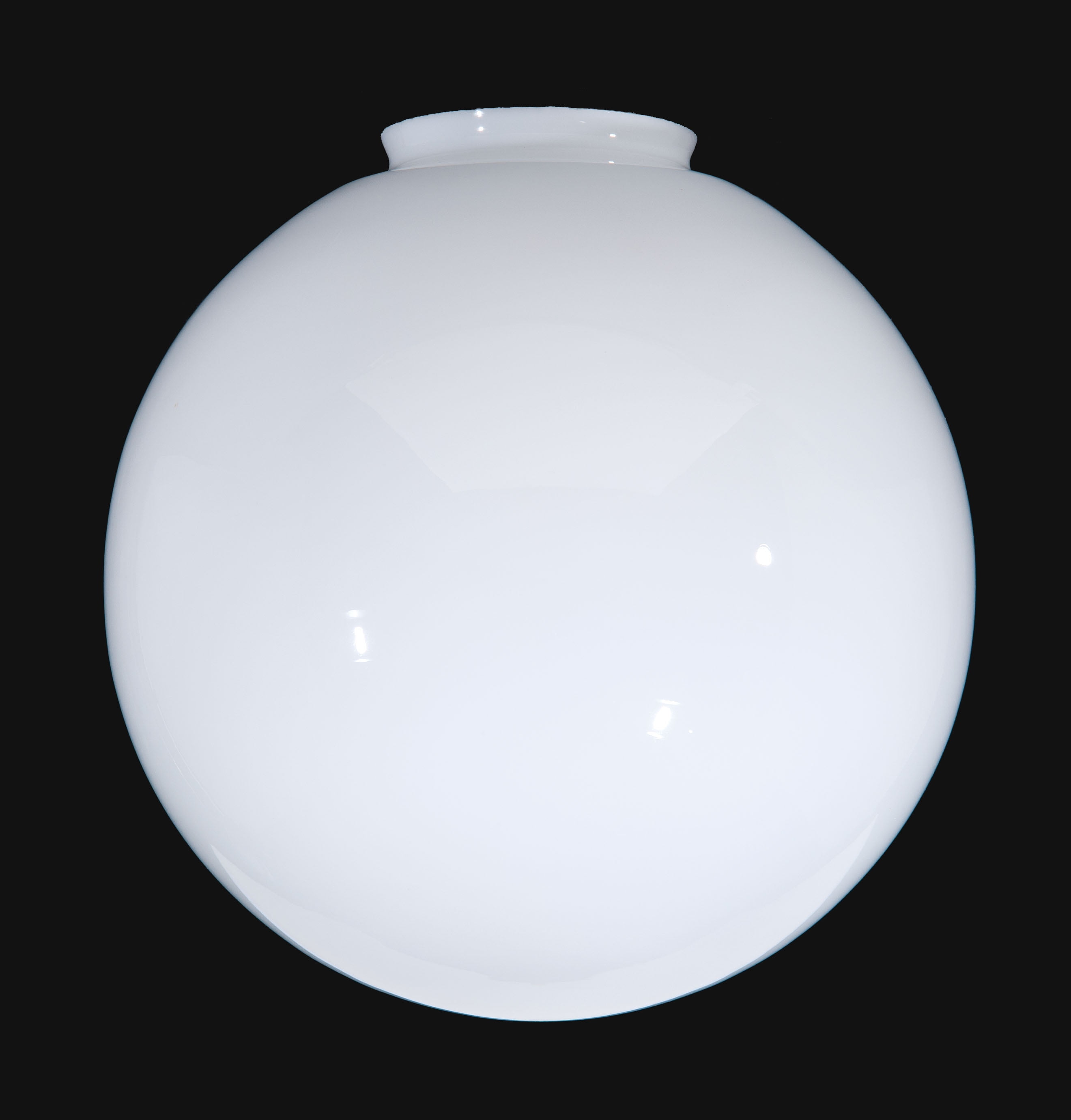 B&P Lamp 16" Opal Glass Ball Lampshade Milk White Glass Ball Shade