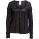 thumbnail image 1 of Free People Womens Down Under Henley Shirt, Negro, XS Free People henley, 1 of 2