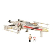 Star Wars Micro Galaxy Squadron Wedge Antilles  X-wing (Damaged) - 5 inch Starfighter Class Vehicle