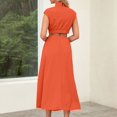 thumbnail image 4 of Robe Sans Manches pour Femmes Été Décontractée en Vrac Robes Longues à la Mode, 4 of 4