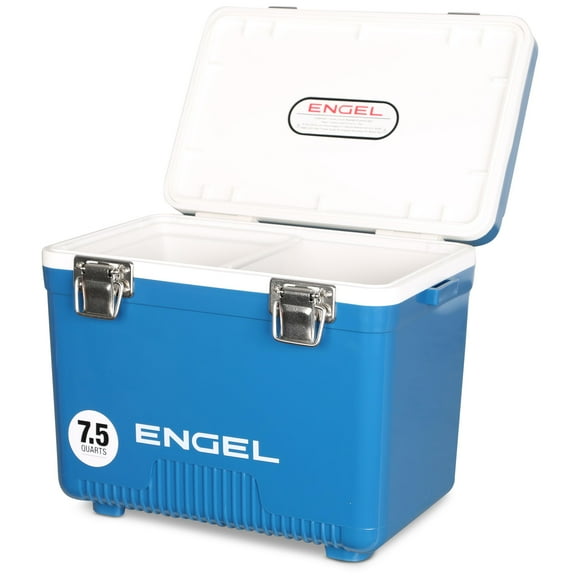 Caja seca a prueba de fugas Cooler ENGEL UC7 de 7,5 cuartos de galón, azul