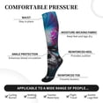 thumbnail image 2 of Sikiie Modern Abstract Colorful Skull 1 Pairs Compression Socks for Men and Women 15-20 mmHg Running Support Socks, 2 of 7