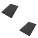 thumbnail image 2 of Inteprter Alfombrilla de baño ecológica de poliéster - Alfombrillas de baño y ahorro de espacio Alfombrillas de baño negro 40*60cm 2piezas, 2 of 6