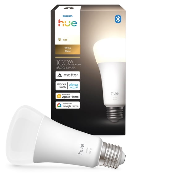 Bombilla LED inteligente Philips Hue A21, 13,5 W, 1600 lúmenes, 2700 K