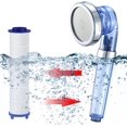 thumbnail image 3 of Pack of 10 PP Cotton Filter for Shower Head, Shower Head Filter, PP Cotton Filter, 9.5 x 2.4 cm Shower Head Filter of Impurities, Three Filter Layers for Shower Head, 3 of 4