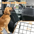 thumbnail image 5 of Dog Car Barrier for SUV, Vehicles, Cars, & Trucks, Adjustable Dog Car Divider for Universal Fit, Heavy-Duty Wire Mesh Pet Divider Cargo Area for Safety Driving And Travel, 5 of 10