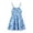 Blue, variant on Sleeveless Summer Dresses Girls Spaghetti Strap Floral Vacation Tiered Dresses Casual Going Out Beach Outfits Green, 10 Years