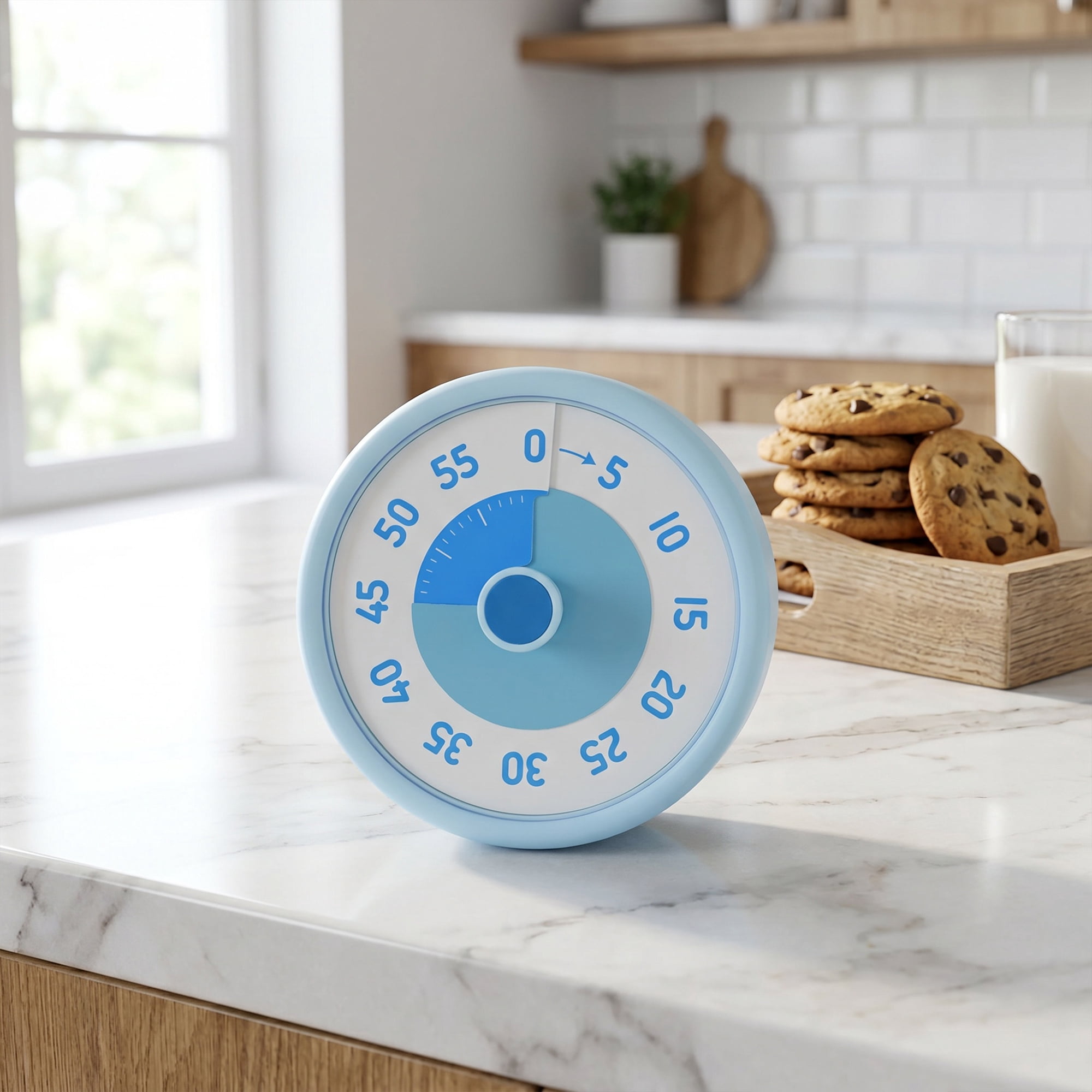 Unique Bargains 60 Minute Kitchen Digital Visual Timer Blue-B