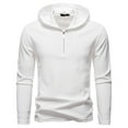 thumbnail image 2 of Yievot Quarter Zip up Hoodies for Men Casaul Pullover Sweatshirt Regular Fit Long Sleeve Winter Sweatshirts, 2 of 8