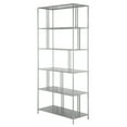 thumbnail image 3 of Evelyn&Zoe Cortland 34" Wide Rectangular Bookcase in Silver, 3 of 7