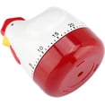 thumbnail image 4 of Temporizador de Pollo, Reloj Despertador Mecánico de Cocina, Diseño Encantador de Gallina, Material ABS, Temporizador para Decoración del Hogar, 4 of 5