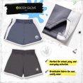 thumbnail image 3 of Body Glove Clothes Boys 2 Pack Active Mesh Shorts – Lightweight Breathable Athletic Sports Shorts Body Glove Gray / Blue 10-12, 3 of 8
