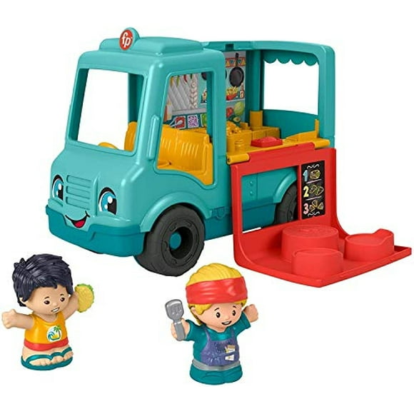 Camión de Comida Musical de Empuje Fisher-Price Little People con Higo