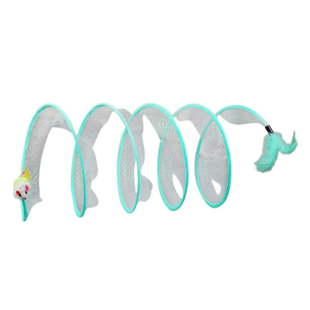 Folded Cat Tunnel Portable Large Cat Passage for Indoor Cats Cat Spring