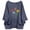 Navy, variant on Bixock Women's Maternity Tops Casual Loose Short Sleeve Linen Round-Neck Maternity T-Shirt Printing Pregnant Top