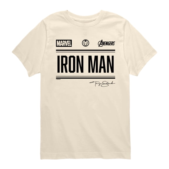 Iron Man - Jersey - Youth Boys Short Sleeve Graphic T-Shirt