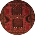 thumbnail image 1 of Ahgly Company Indoor Round Persian Orange Traditional Area Rugs, 5' Round, 1 of 1