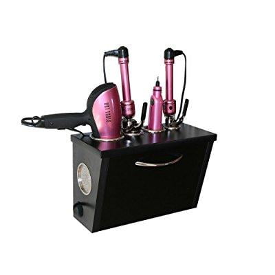 Pojjo Curling Iron Dryer And Flat Holder Wall Mount Pojjo Curling Iron Dryer And Flat Holder Wall Mount