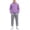 Purple, variant on BXJX Boys Outfit Sets Size 8, Sports Long Sleeve Casual 2 Piece Hoodies and Joggers Sets with Pockets Light Blue