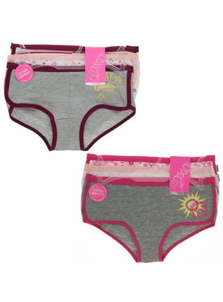 Gildan Girls Underwear, 18 Pack Bikini Cotton Panties, Size 12