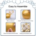 thumbnail image 3 of Juego de Globos para Decoraciones de Fiesta, Kit de Guirnalda de Globos de Oro Blanco de 121 Piezas Globos Metálicos de Confeti para Cumpleaños Boda Compromiso Aniversario, 3 of 4