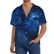 thumbnail image 1 of Fotbe Pegasus Night Sky Camisa Estampada de Manga Corta para Hombre, Casual de Verano, Estilo Playero, Sin Arrugas-3X-Large, 1 of 5