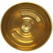 Brass Round Design Akhand Diya | Durable Oil Lamp/Diya/Deep/Deepak/Deepam/Pyali Diya For Pooja (Approx. Dia. 7.5 Cm)