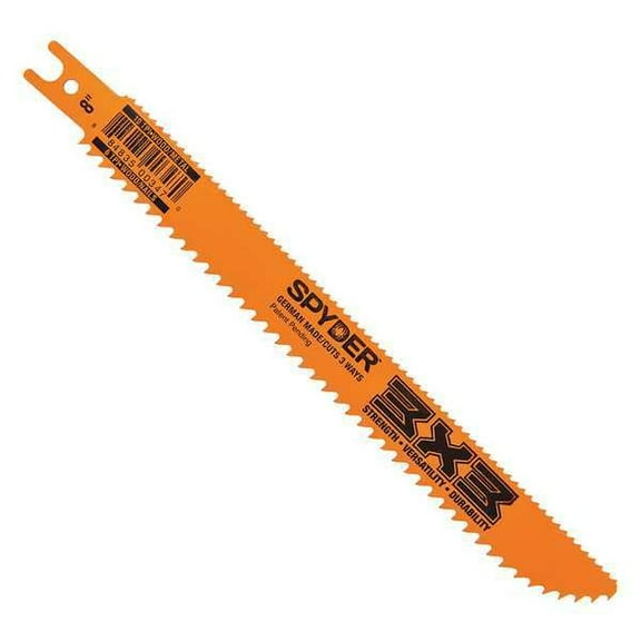 spyder reciprocating saw blade,bi-metal,6x10in. 200171