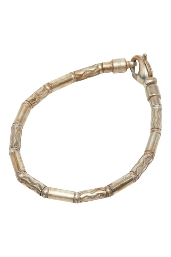 Pre-Owned Tiffany & Co. Aztec Zigzag Bracelet, SV925 Silver, Hematite, Women's.