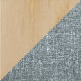 thumbnail image 2 of LumiSource Natural Wood, Blue Fabric Fabrico Chair - Set of 2, 2 of 8