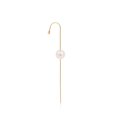 thumbnail image 4 of Rhinestone Ear Climber Fake Pearl Alloy Piercing Ear Wrap Sparkling Ear Crawler, 4 of 9