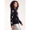 thumbnail image 3 of Ellos Plus Size Embellished Holiday Pullover Sweater, 3 of 3