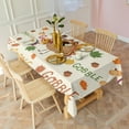 thumbnail image 3 of Fall Theme Tablecloth 60x102 Inch, Washable Polyester Rectangular Table Cover for Autumn Thanksgiving Party, Picnic, Indoor & Outdoor Dining Decor., 3 of 6