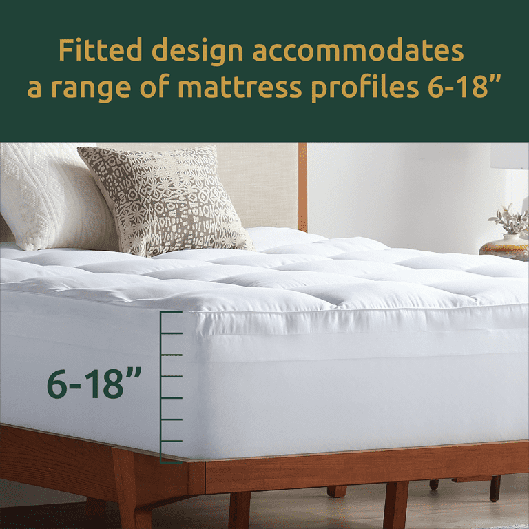 Down Alternative & Gel Memory Foam Mattress Toppers