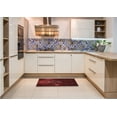 thumbnail image 6 of Ahgly Company Machine Washable Indoor Rectangle Transitional Fire Brick Red Area Rugs, 6' x 9', 6 of 7