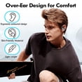 thumbnail image 3 of Auriculares inalámbricos kurdene Sport Bluetooth negros, 3 of 8