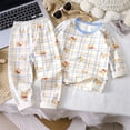 thumbnail image 6 of Leey-World Pajamas for Toddler Girls Kids & Toddler Boys Pajamas 2 Piece Pjs Set Cotton Sleepwear(Blue,18-24 Months), 6 of 7