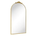 thumbnail image 2 of TEHOME 30x60'' Gold Arched Ornate Wall Mirror for Mantel Traditional Baroque Inspired Bathroom Vanity Rectangular Mirror, 2 of 6