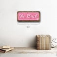 thumbnail image 2 of Framed She Shack 4"x12" Metal Sign, Wall Décor for Bath and Laundry, 2 of 4
